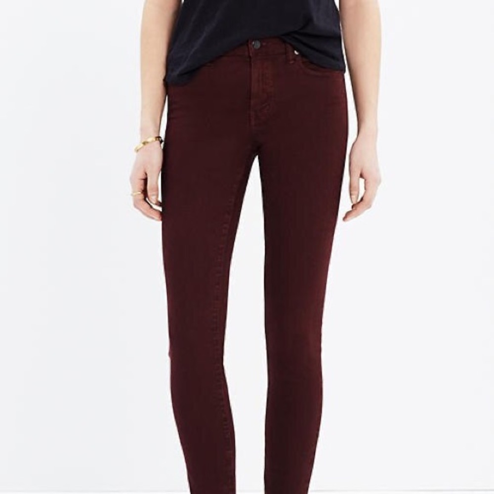 9” High-Riser Skinny: Garment-Dyed Size 31 NWT
